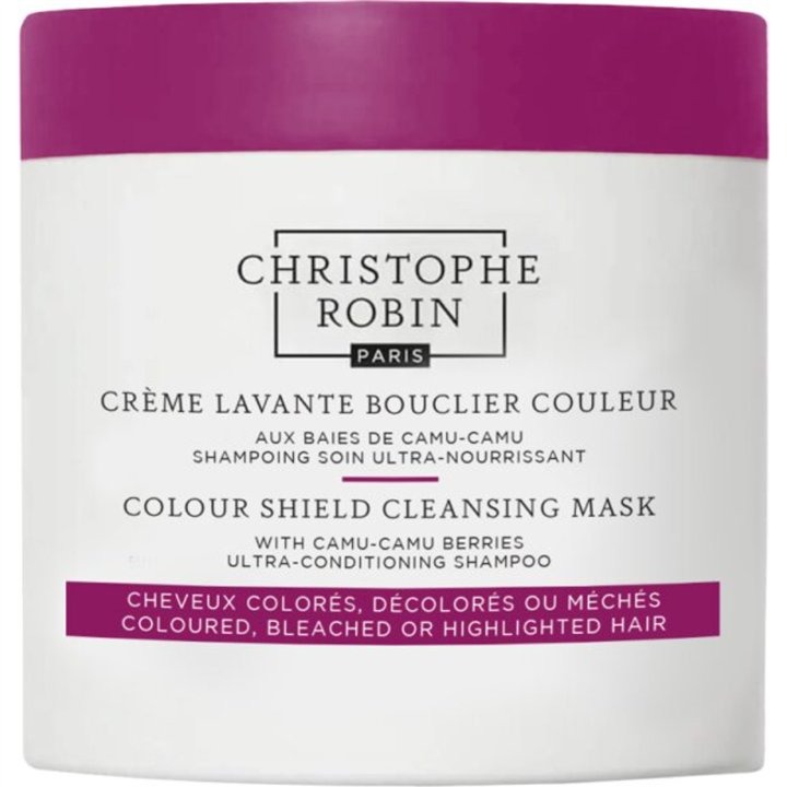 Christophe Robin, Colour Shield, Camu-Camu Berries, Hair Treatment Shampoo, For Nourishing, 250 ml - Teknashop Ltd