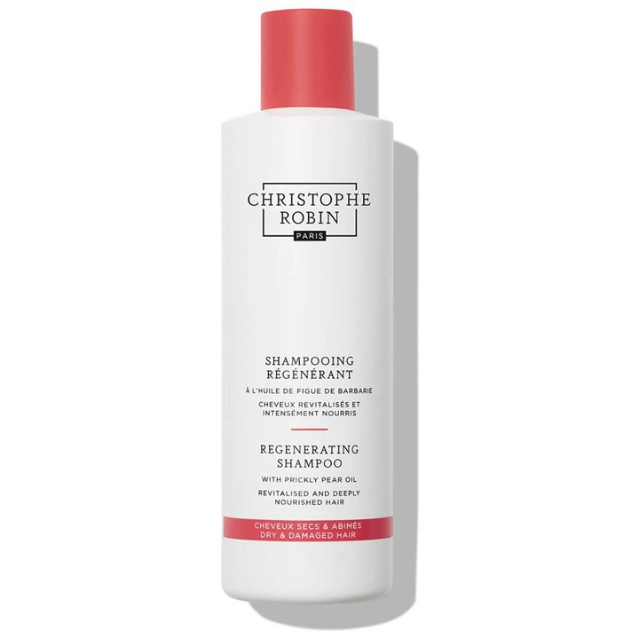 Christophe Robin, Regenerating, Prickly Pear Oil, Hair Shampoo, 250 ml - Teknashop Ltd
