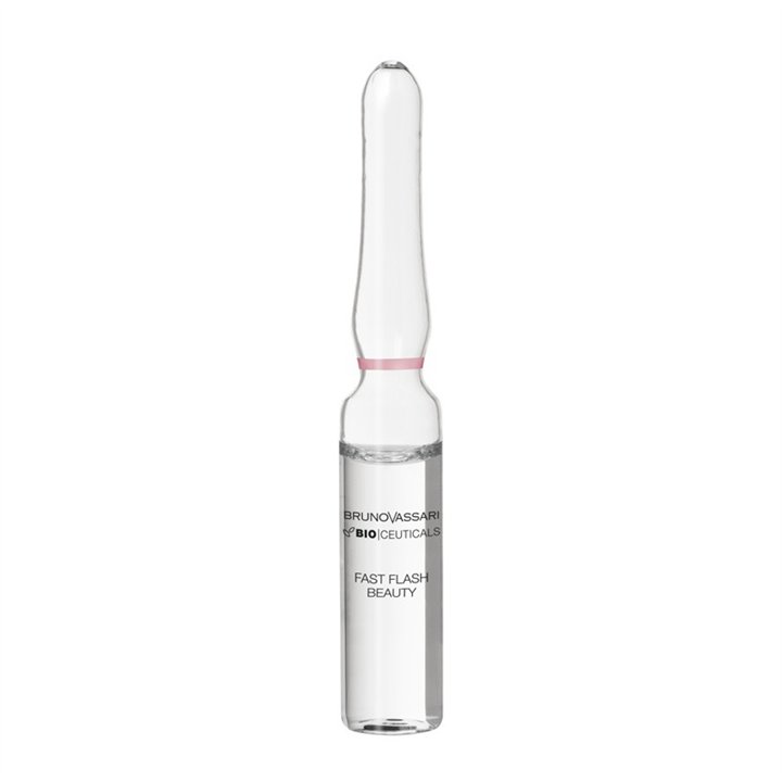 Set, Bruno Vassari, Bio Ceuticals Fast Flash Beauty, DMAE, Anti-Ageing, Ampoules Treatment Serum, For Face, For Women, 6 pcs, 2 
