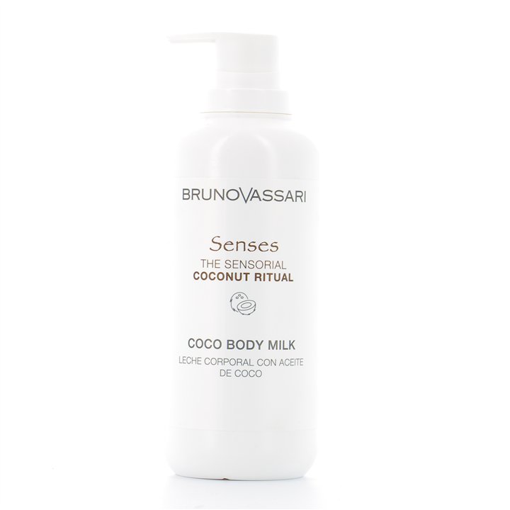 Bruno Vassari, Senses, Coconut Oil, Hydrating, Body Milk, Morning & Evening, 400 ml - Teknashop Ltd