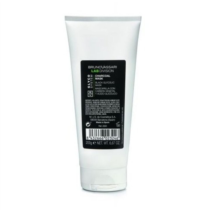 Bruno Vassari, Glyco System, Glycolic Acid, Detoxifying, Cream Mask, For Face, 200 g - Teknashop Ltd