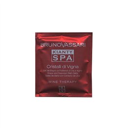 Bruno Vassari, Kianty SPA, Grape, Anti-Ageing, Bath Salt, 25 g - Teknashop Ltd