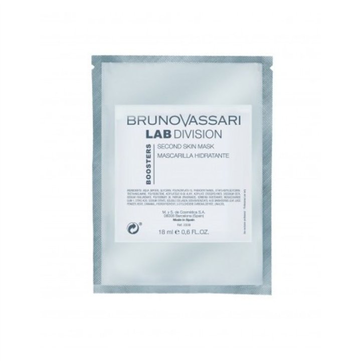 Set, Bruno Vassari, Lab Division, Hyaluronic Acid, Hydra-Nourishing, Peel-Off Mask, For Face, 5 pcs, 18 ml - Teknashop Ltd