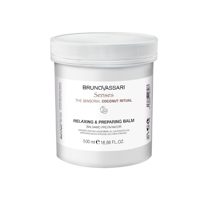 Bruno Vassari, Senses, Coconut, Relaxing, Body Balm, 500 ml - Teknashop Ltd