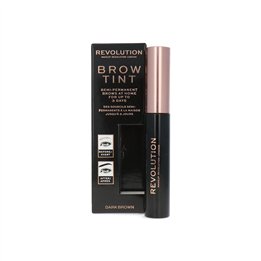 Makeup Revolution, Brow Tint, Eyebrow Gel, Dark Brown, 6 ml - Teknashop Ltd