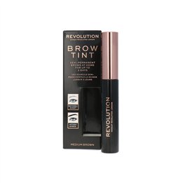 Makeup Revolution, Brow Tint, Eyebrow Gel, Medium Brown, 6 ml - Teknashop Ltd
