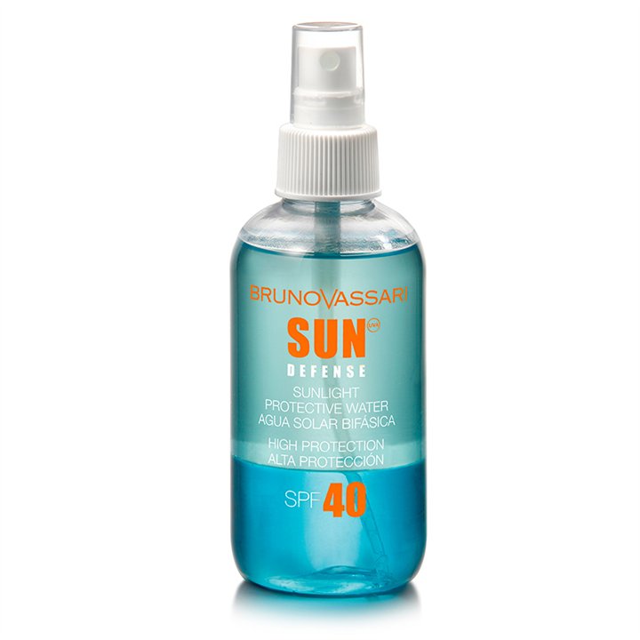 Bruno Vassari, Sun Defense, Panthenol, Sun Protection, Sunscreen Spray, SPF 40, 200 ml - Teknashop Ltd