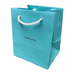 Tiffany & Co, Tiffany & Co., Shopping, GWP Cardboard Bag, Green, Size S - Teknashop Ltd