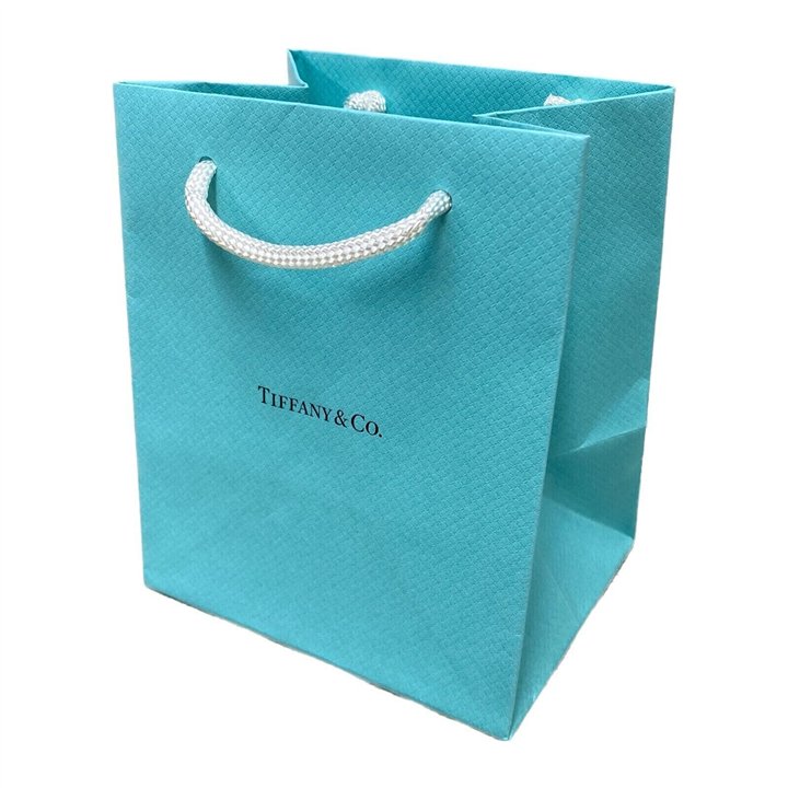 Tiffany & Co, Tiffany & Co., Shopping, GWP Cardboard Bag, Green, Size S - Teknashop Ltd