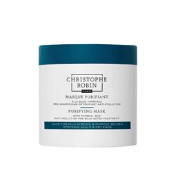 Christophe Robin, Purifying, Thermal Mud, Hair Treatment Cream Mask, For Detoxing, 250 ml - Teknashop Ltd