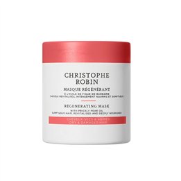 Christophe Robin, Regenerating, Prickly Pear Oil, Hair Treatment Cream Mask, For Revitalizing, 100 ml - Teknashop Ltd