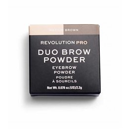Makeup Revolution, REVOLUTION PRO, Vegan, Eyebrow Powder, Medium Brown, 2.2 g - Teknashop Ltd