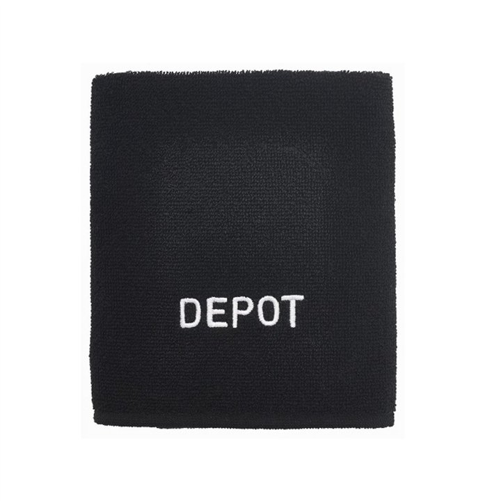 Depot, Accessories No. 714, Salon Textile Towel, Black - Teknashop Ltd