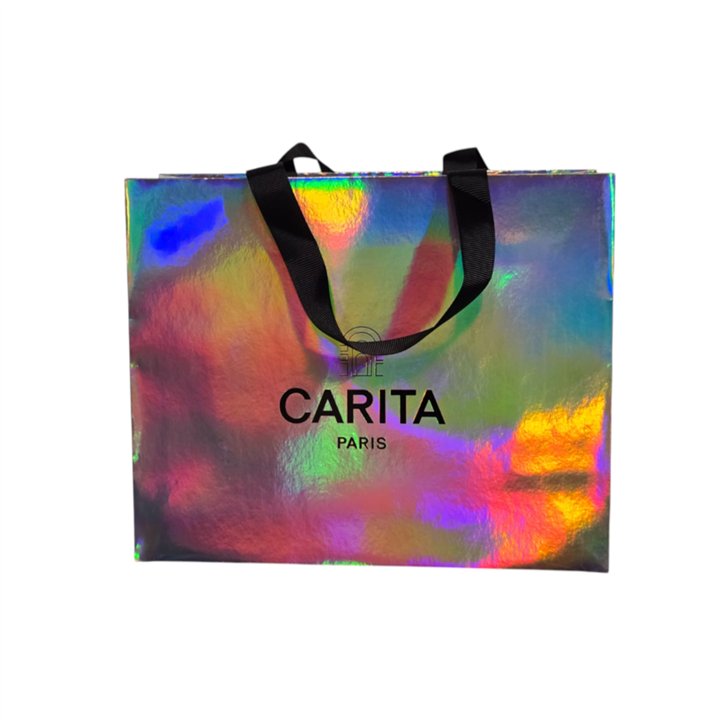 Carita Paris, Textile Makeup Bag, Silver, Size Medium - Teknashop Ltd