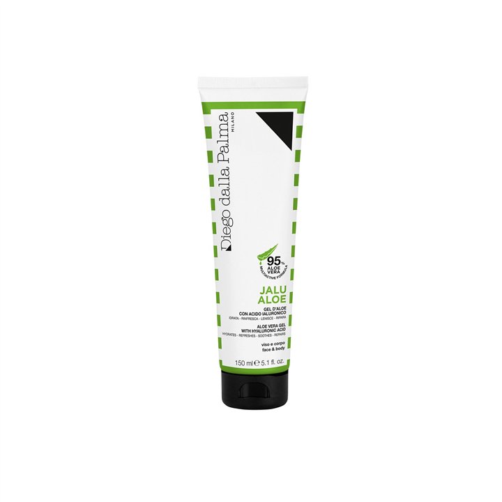 Diego Dalla Palma, Jalu Aloe, Hyaluronic Acid, Calming, Gel, For Face & Body, 150 ml - Teknashop Ltd