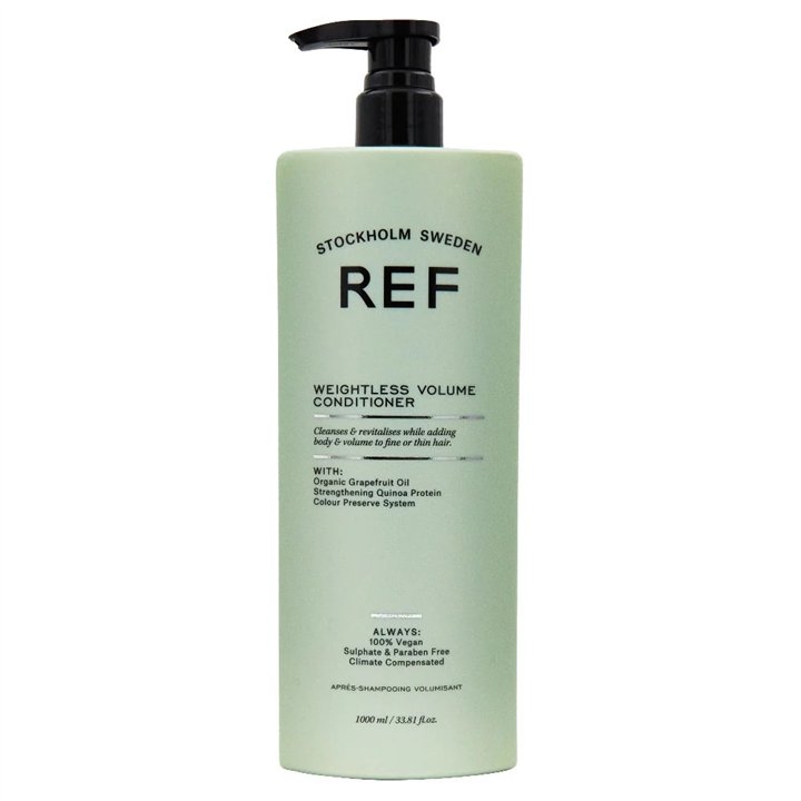 Ref Stockholm, Weightless Volume, Sulfates-Free, Hair Conditioner, Smoothens & Volume, 1000 ml - Teknashop Ltd