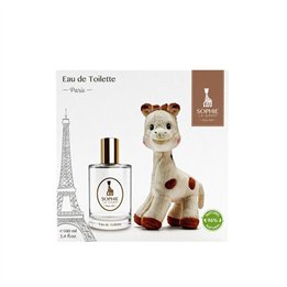 Gift Box Set Sophie la Girafe: Sophie La Girafe Collectible Plush + Paris, Eau De Toilette, For Boys, 100 ml - Teknashop Ltd