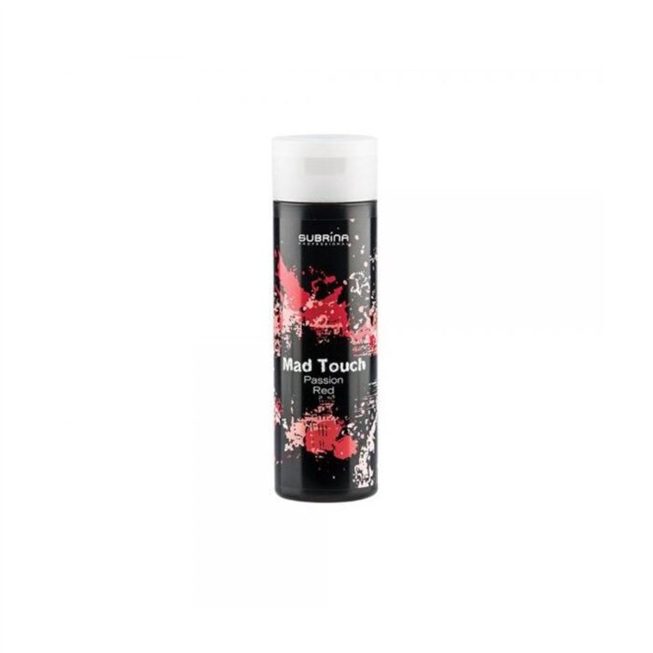 Subrina Professional, Mad Touch, Oxidant-Free And Ammonia-Free, Hair Colouring Gel, For Direct Colouring,  Passion Red, 200 ml -