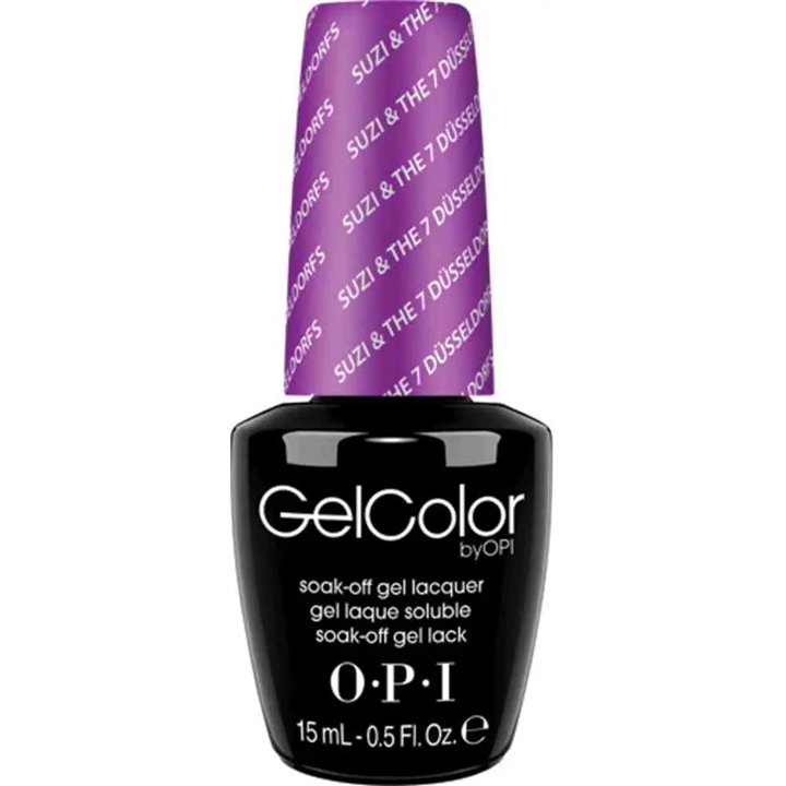 Opi, Gel Color, Top Coat, Semi-Permanent Nail Polish, Suzi & The 7 Dusseldorfs, 15 ml *Tester - Teknashop Ltd