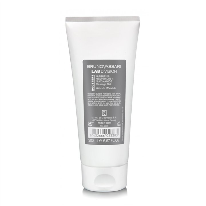 Bruno Vassari, Lab Division, Glucosyl Hesperidin, Hydrating, Gel, For Face, 200 ml - Teknashop Ltd