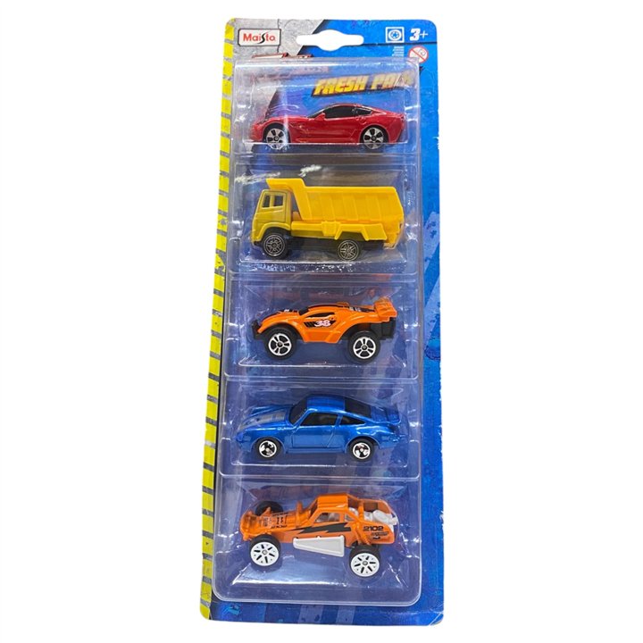 Set, Maisto, Fresh Metal, Toy Cars 5 pcs - Teknashop Ltd