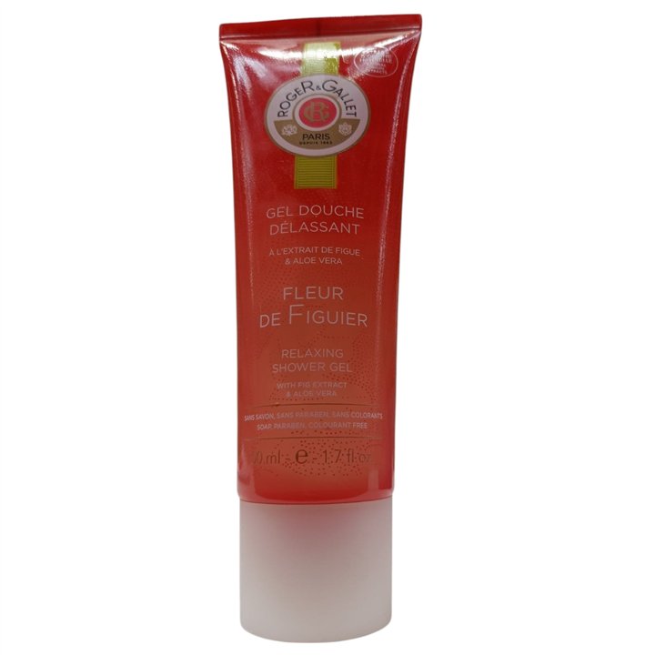Roger & Gallet, Fleur De Figuier, Relaxing, Shower Gel, For All Skin Types, 50 ml - Teknashop Ltd