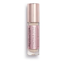 Makeup Revolution, Conceal & Define, Corrective, Liquid Concealer, C4, 4 g - Teknashop Ltd