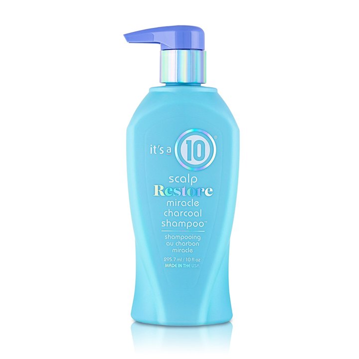 It's a 10, Scalp Restore Miracle, Charcoal, Hair Shampoo, Remove Excess Oil And Product Residual Build-up, 295.7 ml - Teknashop 