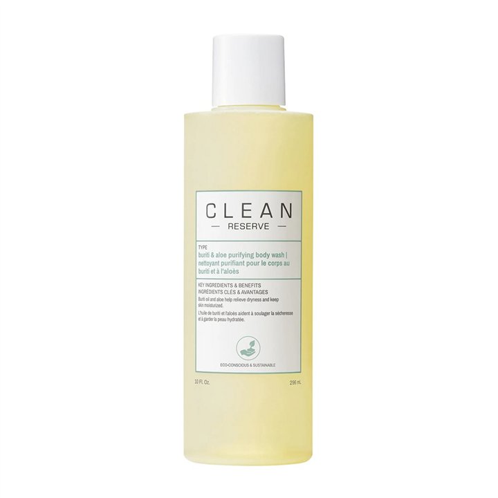 Clean, Reserve, Buriti & Aloe, Purifying, Body Wash, 296 ml - Teknashop Ltd