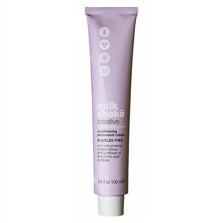 Milk Shake, Creative, SLS/SLES-Free, Permanent Hair Dye, 4.11 Intense Ash Medium Brown, 100 ml - Teknashop Ltd