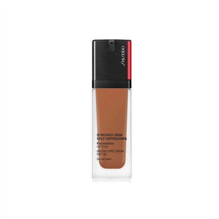 Shiseido, Synchro Skin Self-Refreshing, Oil Free, Liquid Foundation, 450, Copper, SPF 30, 30 ml - Teknashop Ltd