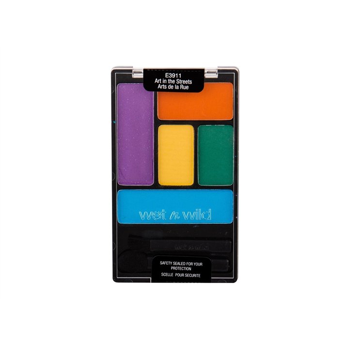 Wet n Wild, Color Icon, Eyeshadow Palette, E3911, Art In The Streets, 5 Shades, 6 g - Teknashop Ltd