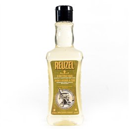 Reuzel, Reuzel, Tea Tree Oil, Hair Shampoo, Conditioner & Shower Gel 3-In-1, Moisturizing, 350 ml - Teknashop Ltd