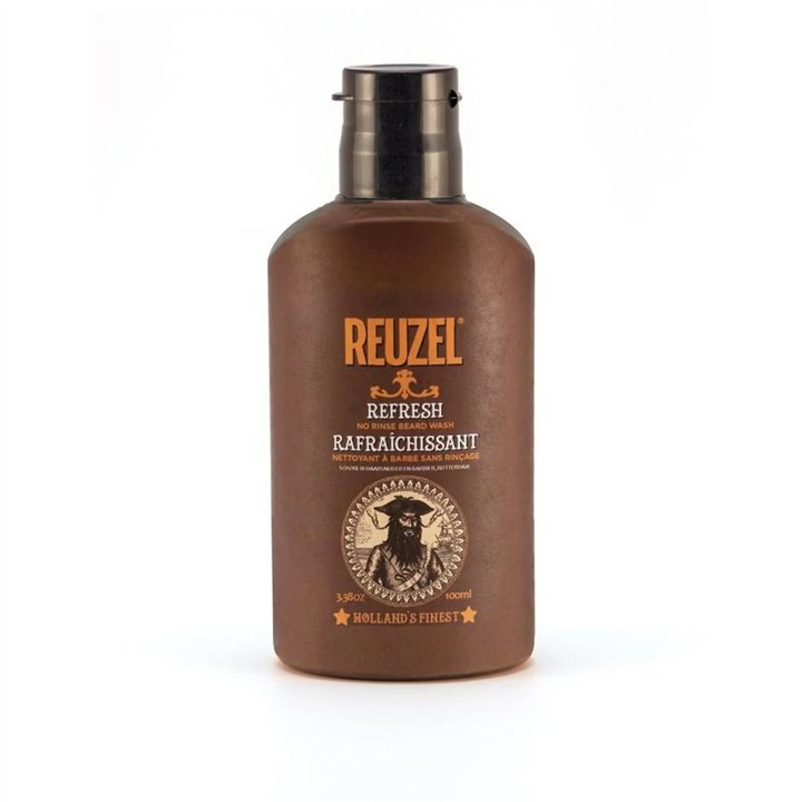 Reuzel, Refresh No Rinse, Beard Shampoo, Moisture And Shine, 100 ml - Teknashop Ltd