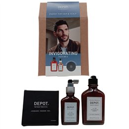 Invigorating Kit C Set Depot: 100 Hair Cleansing No. 105, Multivitamin Complex, Hair Shampoo, Anti-Hair Loss, 250 ml + 200 Hair 