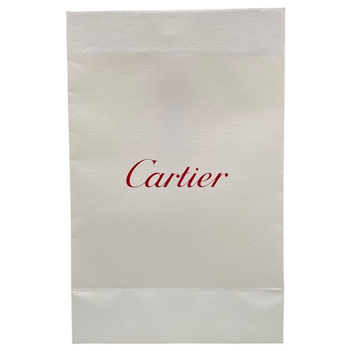 Set, Cartier, Cartier, Shopping, GWP Cardboard Bag, White, 10 pcs - Teknashop Ltd