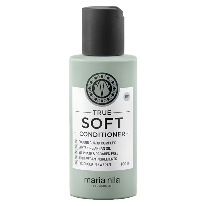 Maria Nila, True Soft, Cruelty Free, Hair Conditioner, For Moisturizing, 100 ml - Teknashop Ltd