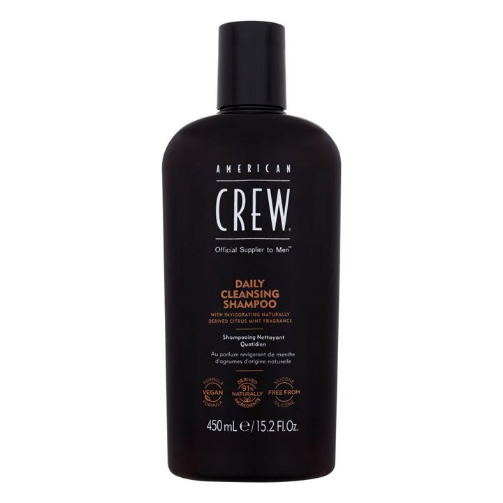 American Crew, Daily Cleansing, Hair Shampoo, For Revitalisation, 450 ml - Teknashop Ltd