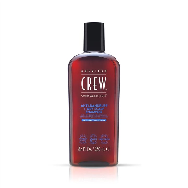 American Crew, Pro Solution Series, Hair Shampoo, Anti-Dandruff, 250 ml - Teknashop Ltd