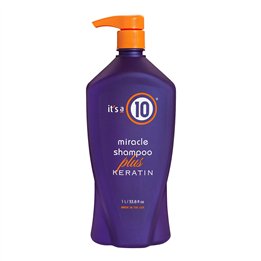 It's a 10, Miracle Shampoo Plus Keratin, Hair Shampoo, Hydrate & Protect, 1000 ml - Teknashop Ltd
