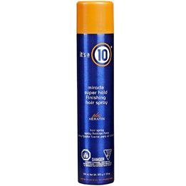 It's a 10, Miracle Super Hold Finishing Spray Plus Keratin, Hair Spray, Style, Extra Strong Hold, 334 ml - Teknashop Ltd