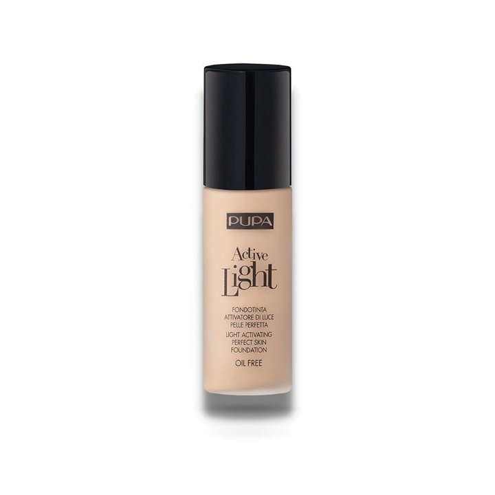 Pupa, Active-Light, Oil Free, Illuminating, Liquid Foundation, 60, Amber, 30 ml - Teknashop Ltd