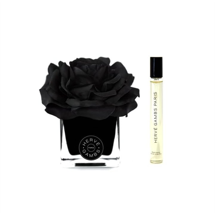 Set Herve Gambs: Ombre Patchouli, Room Spray, 10 ml + Black Couture Flower, Porcelain, Aroma Reed Diffuser, Black - Teknashop Lt