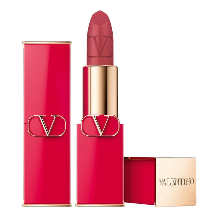 Valentino, Rosso, Matte, Cream Lipstick, 110R, Refillable, 3.5 g - Teknashop Ltd