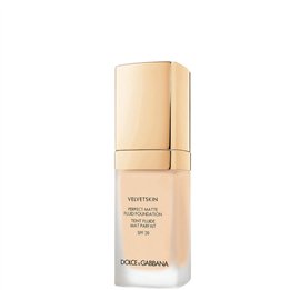 Dolce & Gabbana, Velvetskin, Matte, Liquid Foundation, 78, SPF 20, 30 ml - Teknashop Ltd