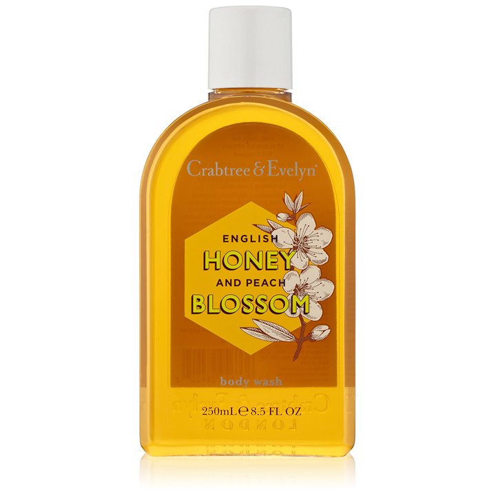 Crabtree & Evelyn, Honey & Peach Blossom, Hydrating, Body Wash, 250 ml - Teknashop Ltd