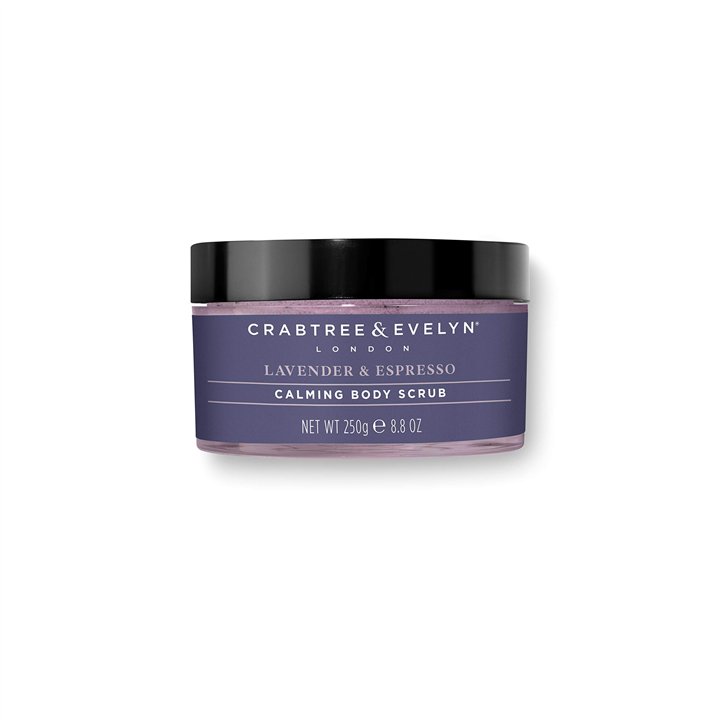 Crabtree & Evelyn, Lavender & Espresso, Calming, Body Scrub, 220 ml - Teknashop Ltd