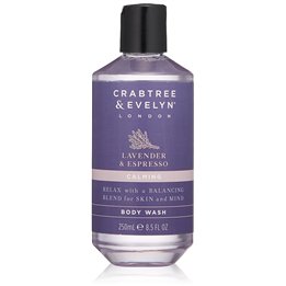 Crabtree & Evelyn, Lavender & Espresso, Calming, Body Wash, 250 ml - Teknashop Ltd