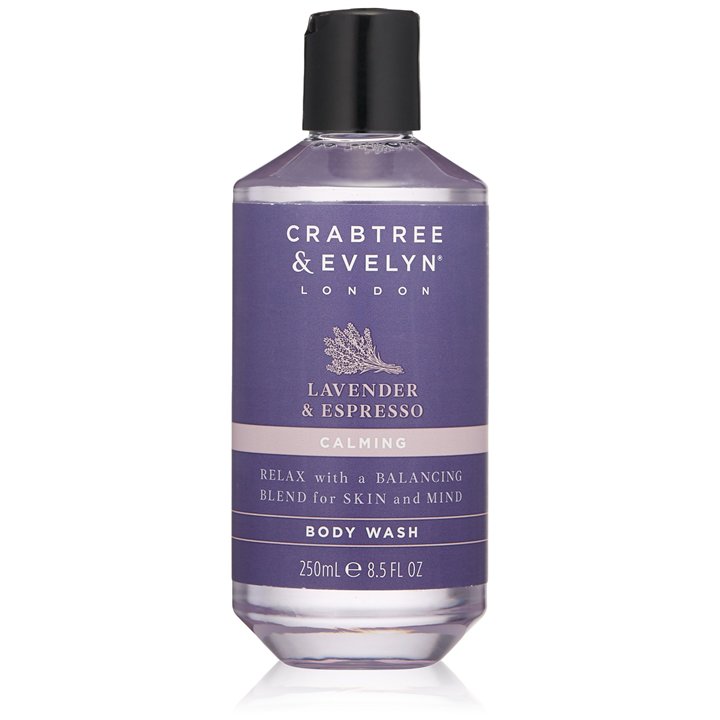 Crabtree & Evelyn, Lavender & Espresso, Calming, Body Wash, 250 ml - Teknashop Ltd