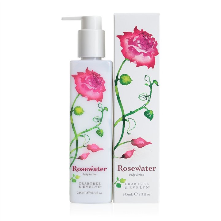 Crabtree & Evelyn, Rosewater, Moisturizing, Body Lotion, 245 ml - Teknashop Ltd